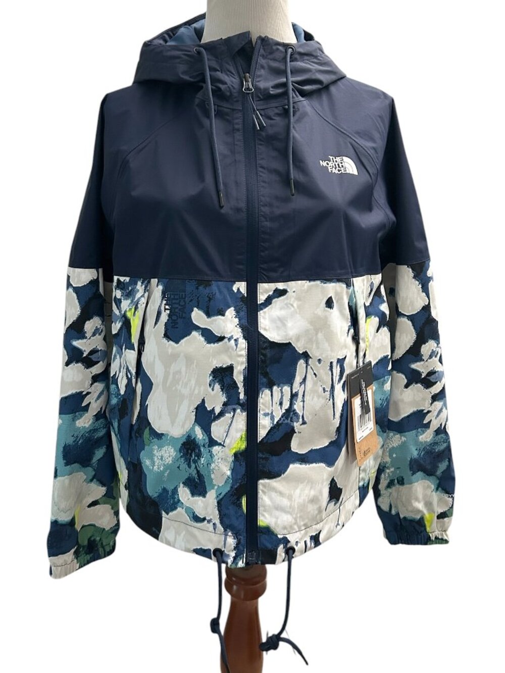 The North Face Women's Sz. Medium Antora Rain Hoodie Jacket Windbreaker Navy NWT